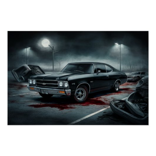 Auto-Black-Poster 08 Poster (Vorderseite)