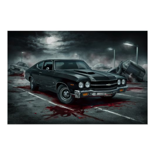 Auto-Black-Poster 09 Poster (Vorderseite)