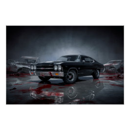 Auto-Black-Poster Poster