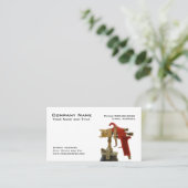 Auto Body Business Card Visitenkarte (Stehend Vorderseite)