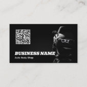 Auto Body Car QR Visitenkarte (Vorderseite)