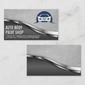 Auto Body Paint Garage Shop | Auto-Logo Visitenkarte (Vorne/Hinten)