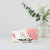 Auto Body Paint Shop | Facharbeiter Visitenkarte (Stehend Vorderseite)