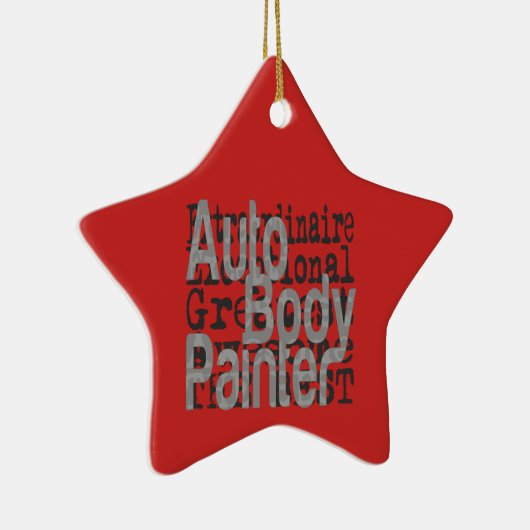 Auto Body Painter Extraordinator Keramik Ornament (Rechts)