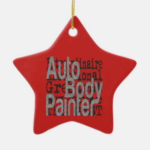 Auto Body Painter Extraordinator Keramik Ornament