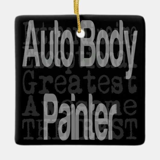 Auto Body Painter Extraordinator Keramikornament (Vorderseite)