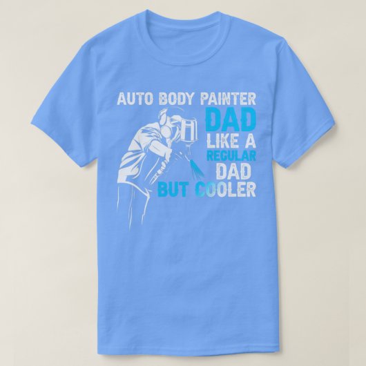 Auto Body Painter Vater T-Shirt (Design vorne)