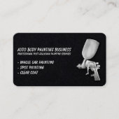 Auto Body Painting | Berufliche Visitenkarte (Vorderseite)