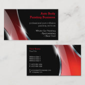 Auto Body Painting | Berufliche Visitenkarte (Vorne/Hinten)