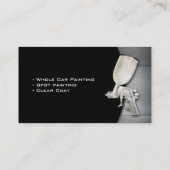Auto Body Painting | Berufliche Visitenkarte (Rückseite)