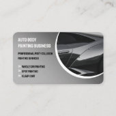 Auto Body Painting | Berufliches modernes Unterneh Visitenkarte (Vorderseite)
