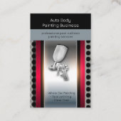 Auto Body Painting | Modern Visitenkarte (Vorderseite)