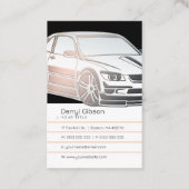 Auto Body Painting | Modern Visitenkarte (Rückseite)