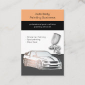 Auto Body Painting | Modern Visitenkarte (Vorderseite)