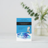 Auto Body Painting | Modern Visitenkarte (Stehend Vorderseite)