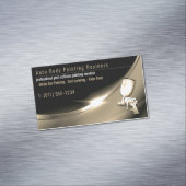 Auto Body Painting | Modernes Beruflich Magnetische Visitenkarte (Beispiel)