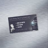 Auto Body Painting | Modernes Beruflich Magnetische Visitenkarte (Beispiel)