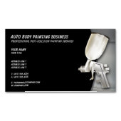 Auto Body Painting | Modernes Beruflich Magnetische Visitenkarte (Vorderseite)