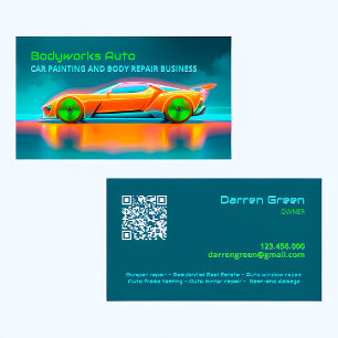 Auto Body Repair QR Visitenkarte