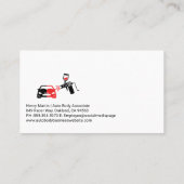 Auto Body Services | Sonderanfertigungswagen Visitenkarte (Rückseite)