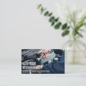 Auto Body Shop | Mechanische Arbeiten Visitenkarte (Stehend Vorderseite)