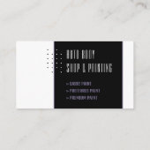 Auto Body Shop & Painting | Paint Sprayer Visitenkarte (Rückseite)