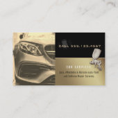 Auto Body Shop & Painting | Paint Sprayer Visitenkarte (Rückseite)