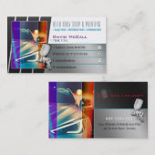 Auto Body Shop & Painting | Paint Sprayer Visitenkarte (Vorne/Hinten)