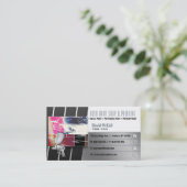 Auto Body Shop & Painting | Paint Sprayer Visitenkarte (Stehend Vorderseite)