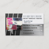Auto Body Shop & Painting | Paint Sprayer Visitenkarte (Vorderseite)