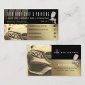 Auto Body Shop & Painting | Paint Sprayer Visitenkarte (Vorne/Hinten)