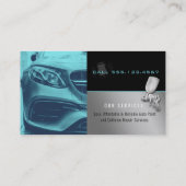 Auto Body Shop & Painting | Paint Sprayer Visitenkarte (Rückseite)