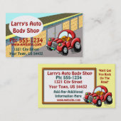 Auto-Body-Shop Visitenkarte (Vorne/Hinten)