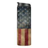 Auto Body Technician American Flag Thermosbecher (Nach rechts gedreht)