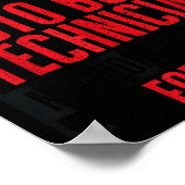 Auto Body Technician Vehicle Repair Car Maintenanc Poster (Ecke)