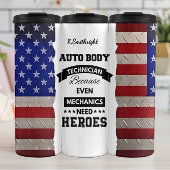 Auto Body Techniker brauchen Helden Thermosbecher