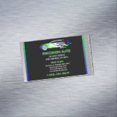 Auto Body Work Custom Car Paint Detection Collison Magnetische Visitenkarte (Beispiel)