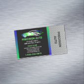 Auto Body Work Custom Car Paint Detection Collison Magnetische Visitenkarte (Beispiel)