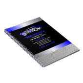 Auto Body Work Custom Car Paint Detection Collison Notizblock (Rechte Seite)