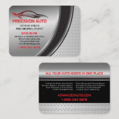 Auto Body Work Custom Car Paint Detection Collison Visitenkarte (Vorne/Hinten)