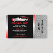 Auto Body Work Custom Car Paint Detection Collison Visitenkarte (Vorderseite)