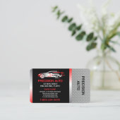 Auto Body Work Custom Car Paint Detection Collison Visitenkarte (Stehend Vorderseite)