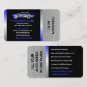 Auto Body Work Custom Car Paint Detection Collison Visitenkarte (Vorne/Hinten)