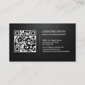 Auto Body Work Custom Car Paint Visitenkarte (Rückseite)