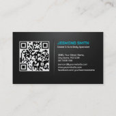 Auto Body Work Custom Car Paint Visitenkarte (Rückseite)