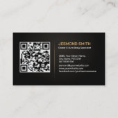 Auto Body Work Custom Car Paint Visitenkarte (Rückseite)