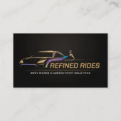 Auto Body Work Custom Car Paint Visitenkarte (Vorderseite)