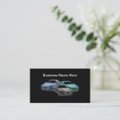 Auto Broker Automotive Business Card Design Visitenkarte (Stehend Vorderseite)