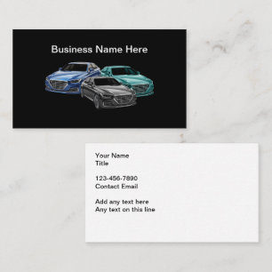 Auto Broker Automotive Business Card Design Visitenkarte