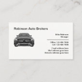 Auto Broker Beruflich Automotive Visitenkarte (Vorderseite)